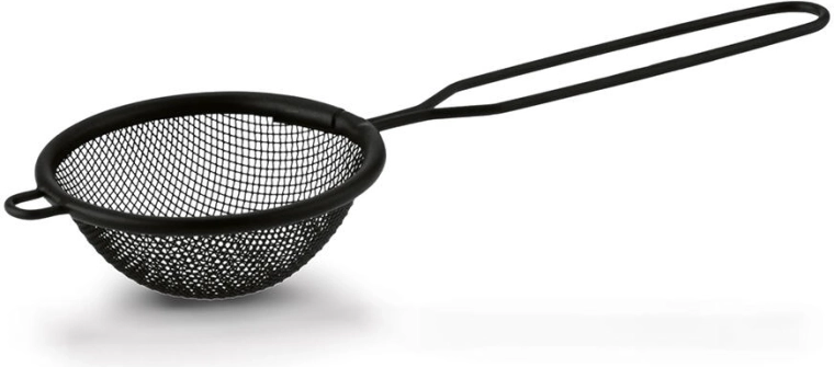 Kitchen Strainer 8 cm – black, metal