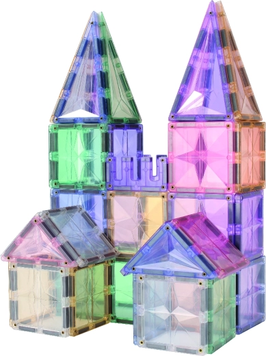 Versatile shapes for creative castles, houses, and cities