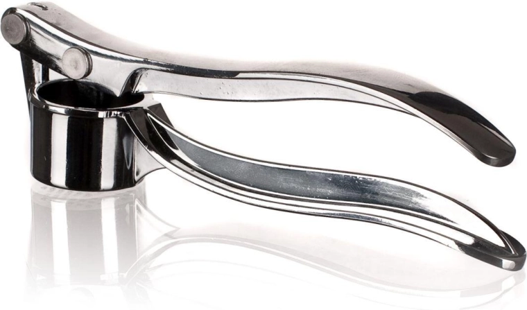 Culinaria Garlic Press 15.5 cm – metal with chrome-plated surface