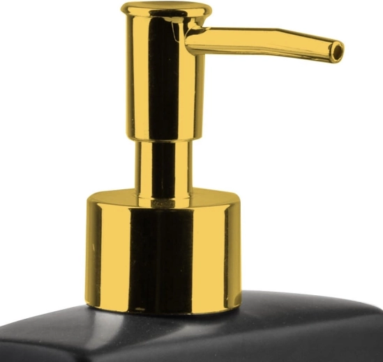 Stylish gold pump