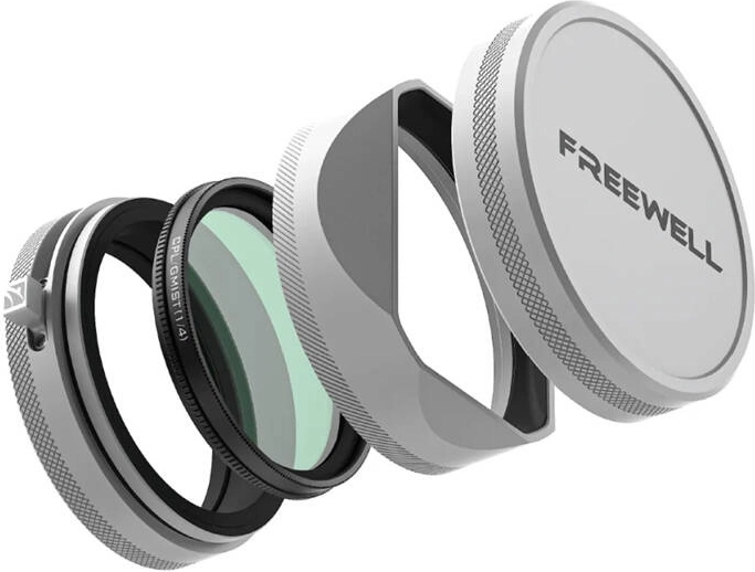 Filter set with hood for FUJIFILM X100 – Freewell (silver)