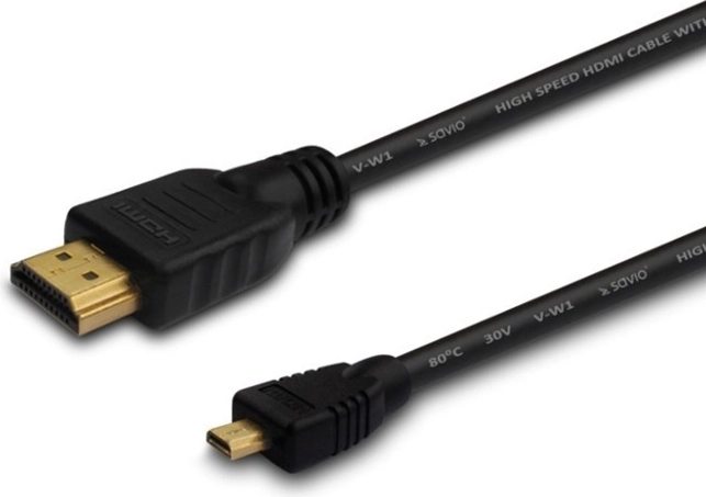 HDMI į micro HDMI kabelis 1 m, juodas