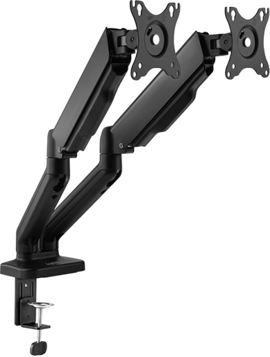 Dual Desk Monitor Mount 17–32" with Gas Spring Arms