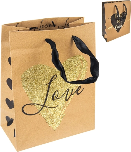 Gift bag Love 26 × 10 × 32 cm (mix of 3 variants)