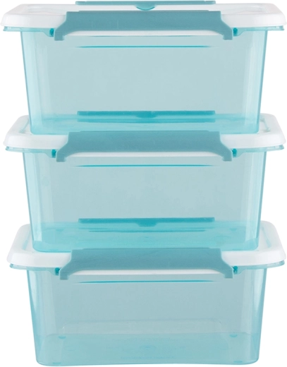 Snap-on lid for secure closure