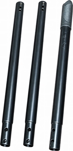 Three-piece design for easy storage
