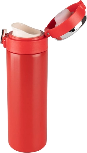 Comfortable drinking thanks to the flip-top closure