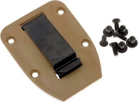 ESEE Clip Plate Clip for Sheaths 3 and 4, brown