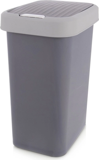 Plastikinė šiukšliadėžė 25 l, pilka