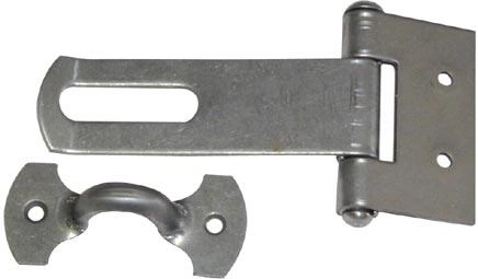 Hinged hasp 100 mm steel