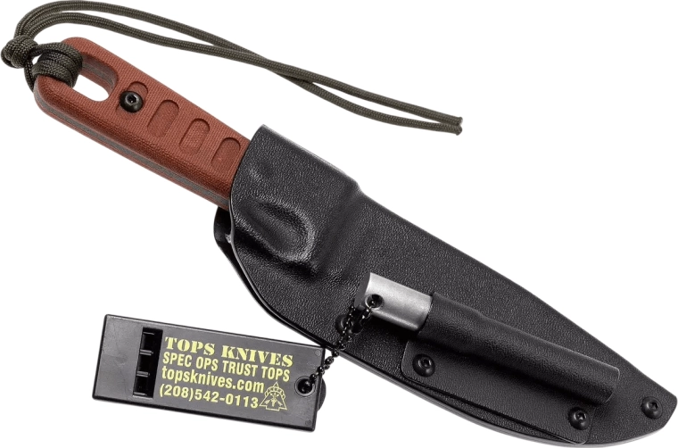 Kydex dėklas su klipsu ir firesteel