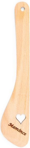 TORO Wooden Spatula 30 cm with Heart Cutout