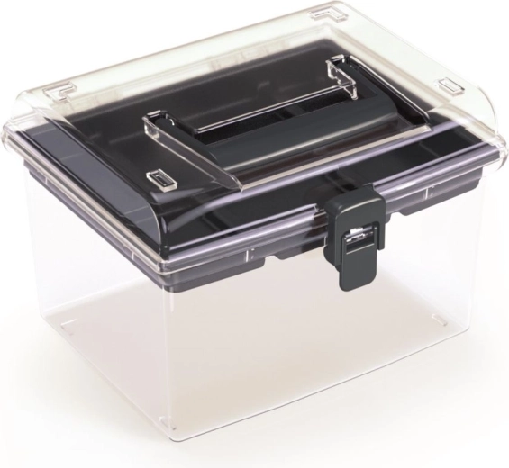 Plastic Organizer with Transparent Lid 195 × 174 × 135 mm NUF HIGH