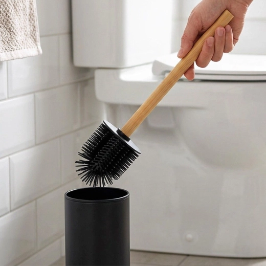 Silicone bristles for easy maintenance