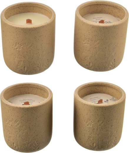 Keraminė kvapioji žvakė 225 g (4 variantai)