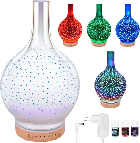3 viename: drėkinimas, aromaterapija ir LED apšvietimas