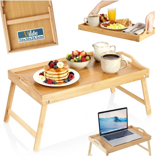 2-in-1: table and serving tray