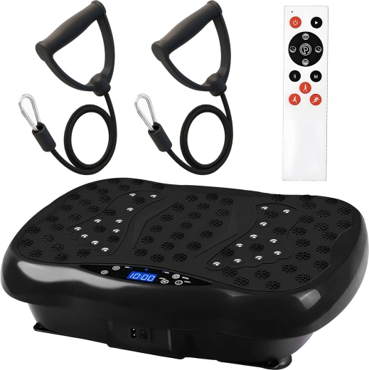 Vibracinė platforma Renew Force Vibro Slim juoda