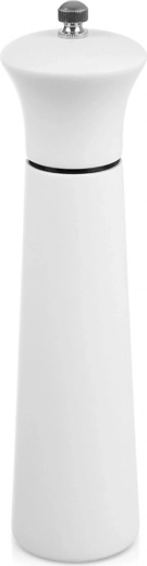 Wooden salt and pepper mill, white, 21.5 cm