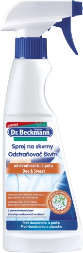 Dėmių valiklis nuo dezodoranto ir prakaito 250 ml DR. BECKMANN
