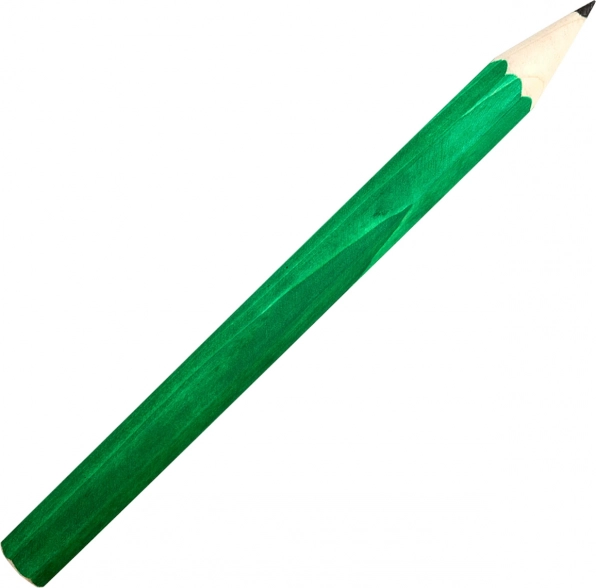 Fauna large wooden pencil dark green