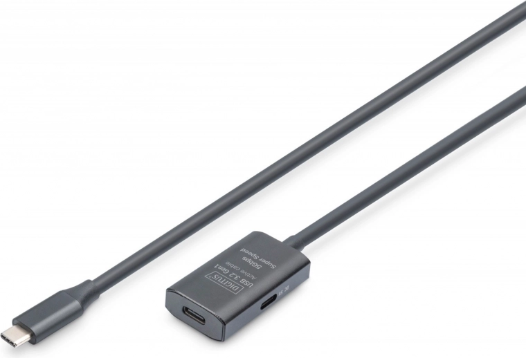 Active Extension Cable USB-C to USB-C, USB 3.2 Gen1, 5Gbps, 5m