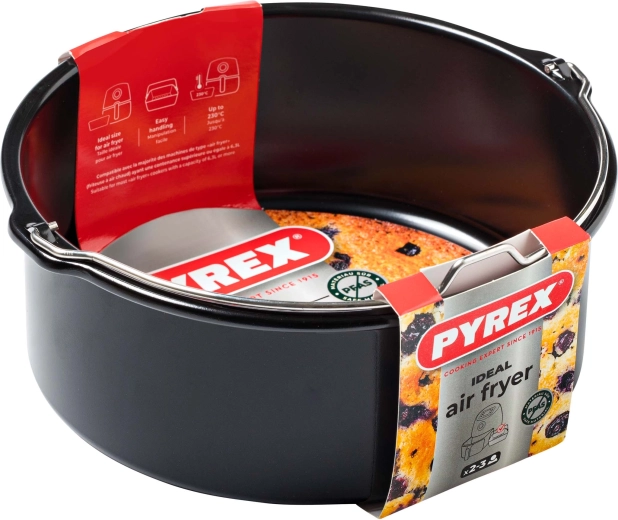 Round metal air fryer basket 1.6 L