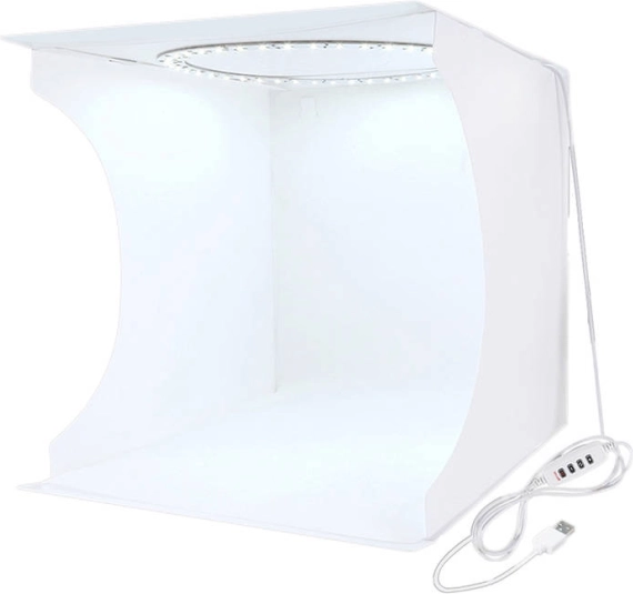 PULUZ 30 cm fotodėžė be šešėlių su LED apšvietimu