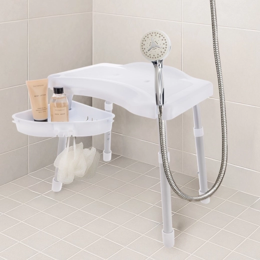A practical side shelf within reach