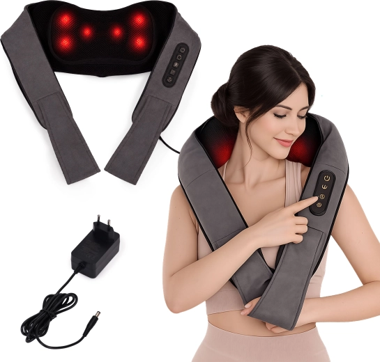 Kaden shiatsu massage belt for neck and back with heating 24 W