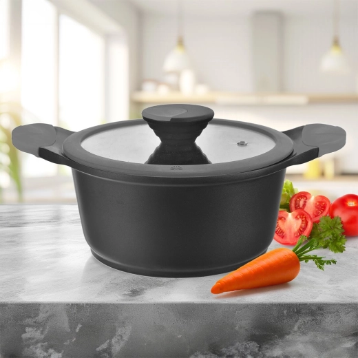 Stiklinis dangtis virimo kontrolei