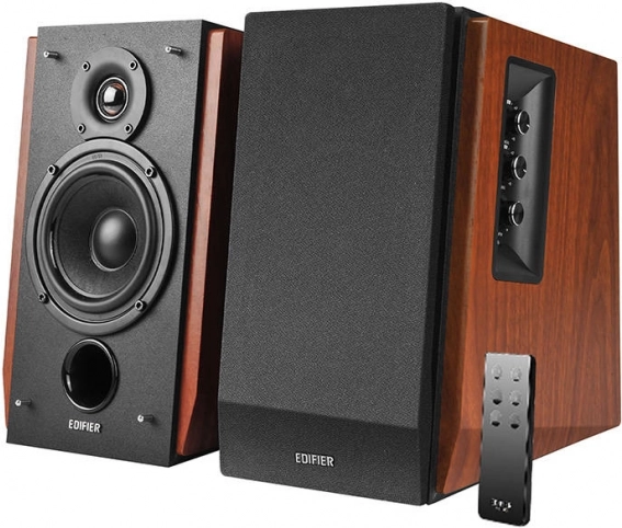 Edifier R1700BT Bluetooth lentyninės kolonėlės 2.0 (rudos)