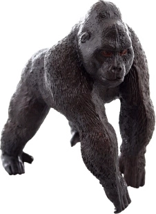 Plastic Gorilla Figurine