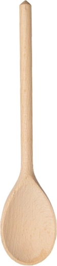 Medinė ovali virtuvinė šaukštė 25 cm