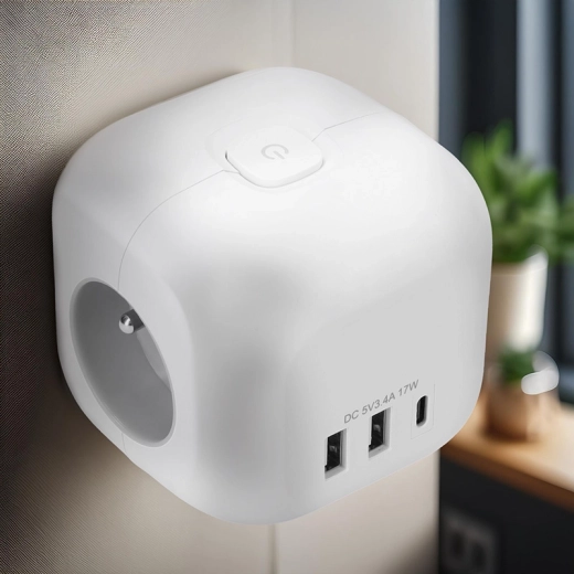 USB-C + 2× USB-A kasdieniam įkrovimui