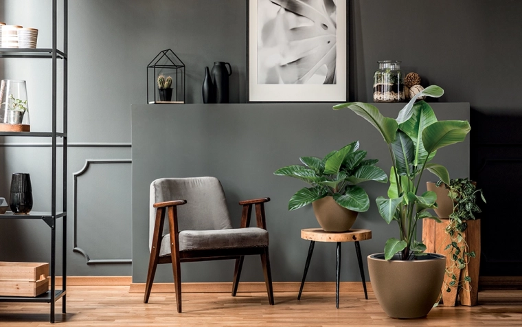 Natural look that complements a modern interior