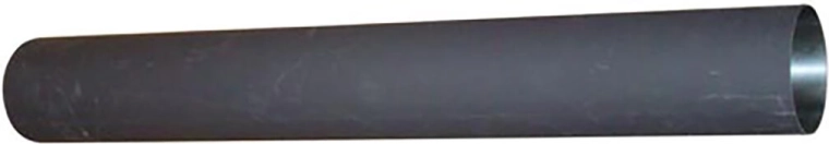 Dūmtraukio vamzdis 160 mm, ilgis 750 mm, sienelės storis 1,5 mm, juodas