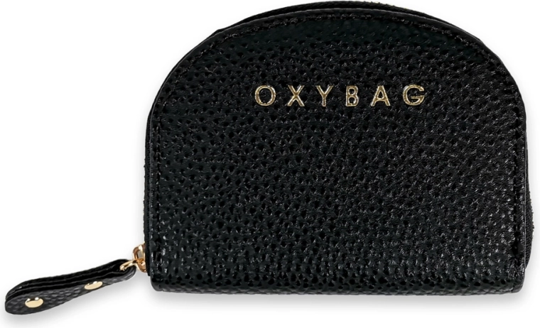 Women's leather wallet black
