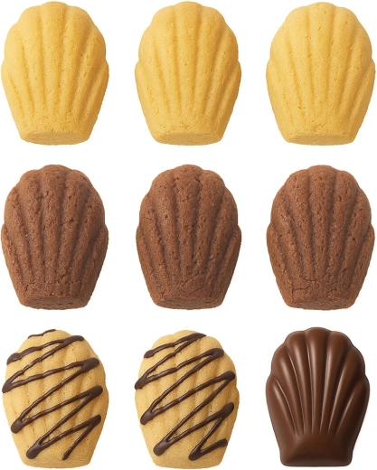 Elegant look of finished desserts