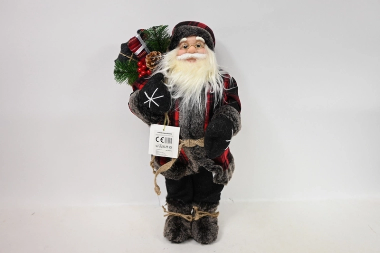 Kalėdinė figūrėlė Santa Claus (Kalėdų Senelis) 45 cm