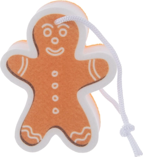 Gingerbread-shaped dish sponge PU/PES, 1 pc
