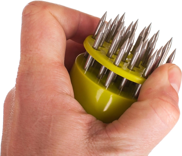 Stainless-steel needles for maximum tenderness
