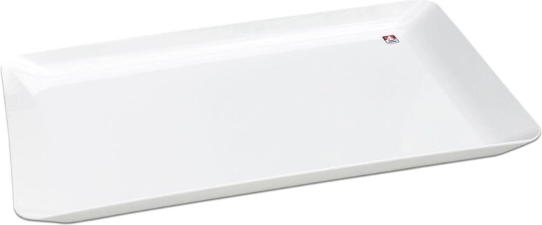 Plastic serving tray 38 × 24 cm – mix of colors