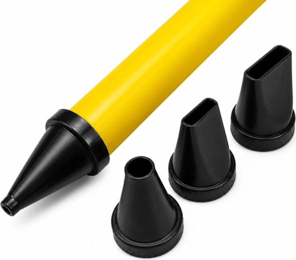 4 keičiamų antgalių skirtingiems naudojimo tipams
