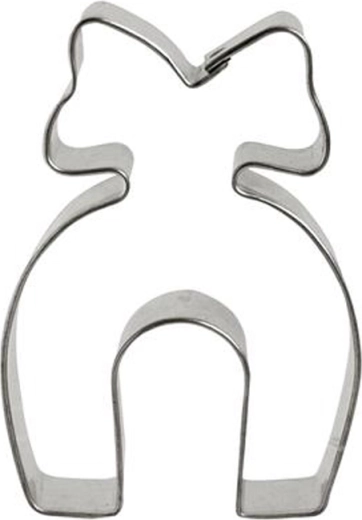 Cookie Cutter Horseshoe with Bow 6 cm