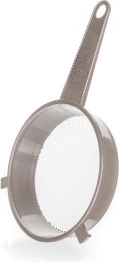 Virtuvinis sietelis PRAKTIS 16 cm su rankena, latte