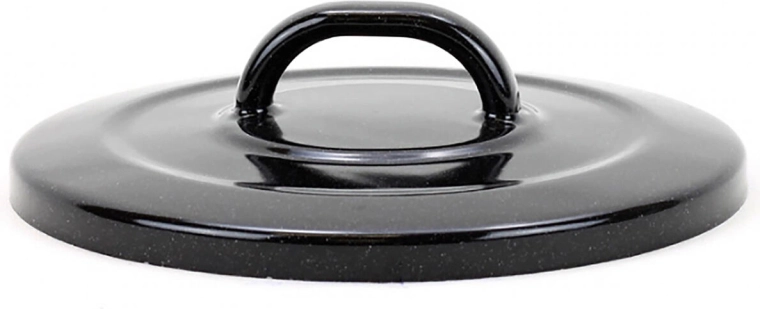 BELIS Standard Lid 20 cm – enamelled black with white speckle