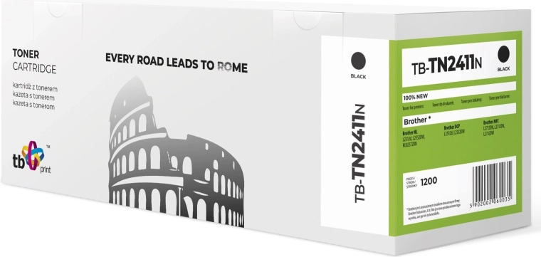 Toner cartridge for BROTHER TN-2411, black