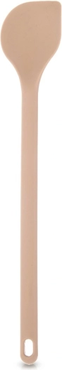 Beige silicone kitchen spoon 28 cm