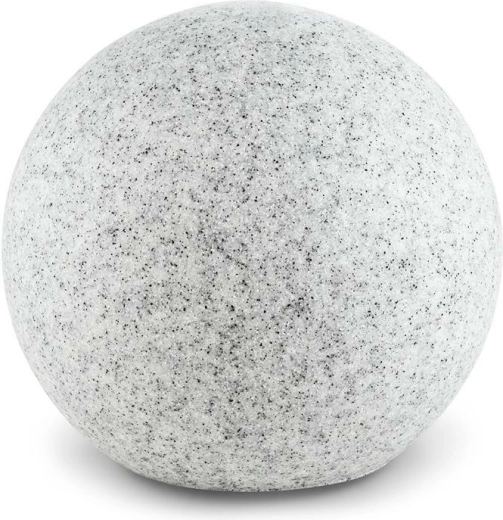 Lightcraft Shinestone XL garden globe light 50 cm, granite look